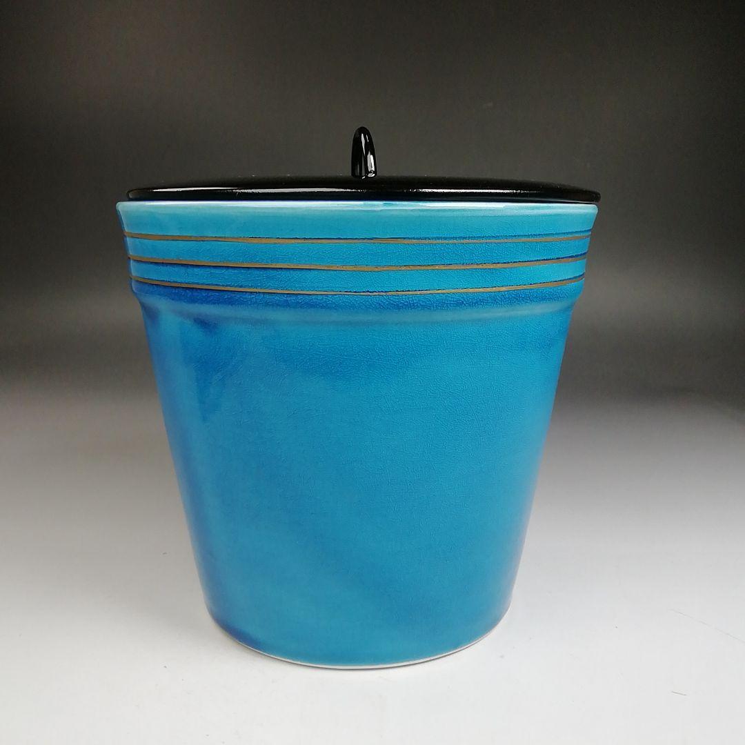 T954 水指 『土耳古 末広水指』『瑞豊 造』 共箱 茶道具 T954 水指