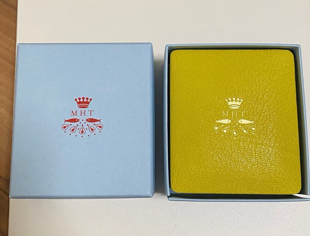 マリーエレーヌドゥタイヤック イエロー レザー ジュエリーケース