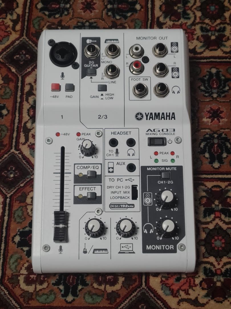 YAMAHA AG-03 ウェブキャスティングミキサー ヤマハ AG03