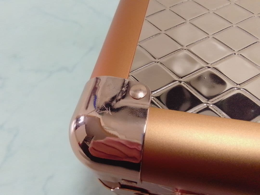 フランフラン ヴァリーズ ハリウッドボックス S メイクボックス コッパー