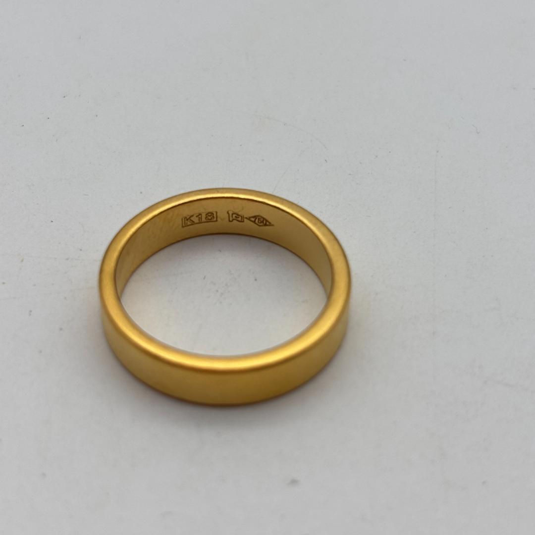 ⭐極美品✨リング・指輪 K18金 素材 K18刻印レディース 18号ラブリング