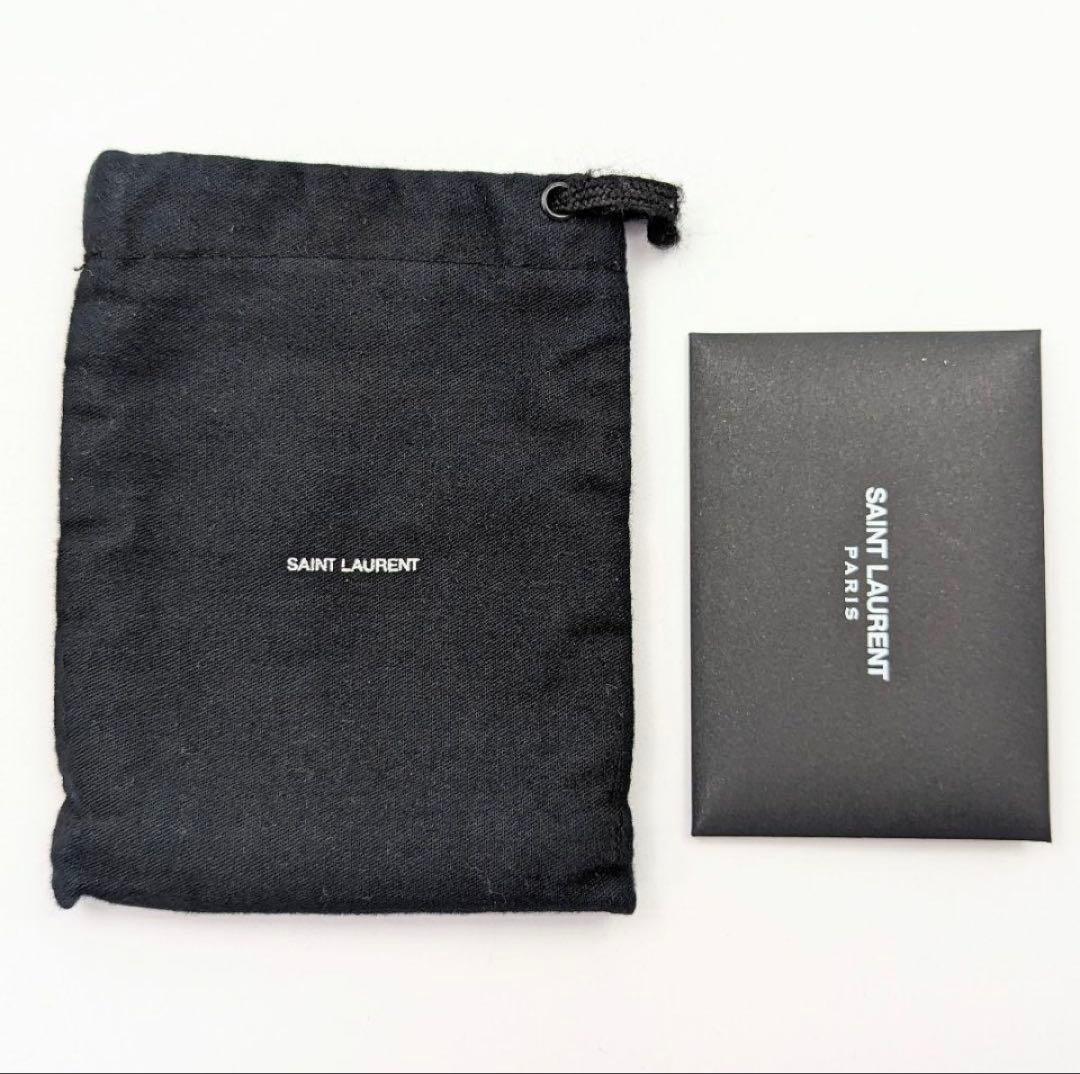 Saint Laurent サンローラン 三つ折り財布 キャビアスキン 匿名配送