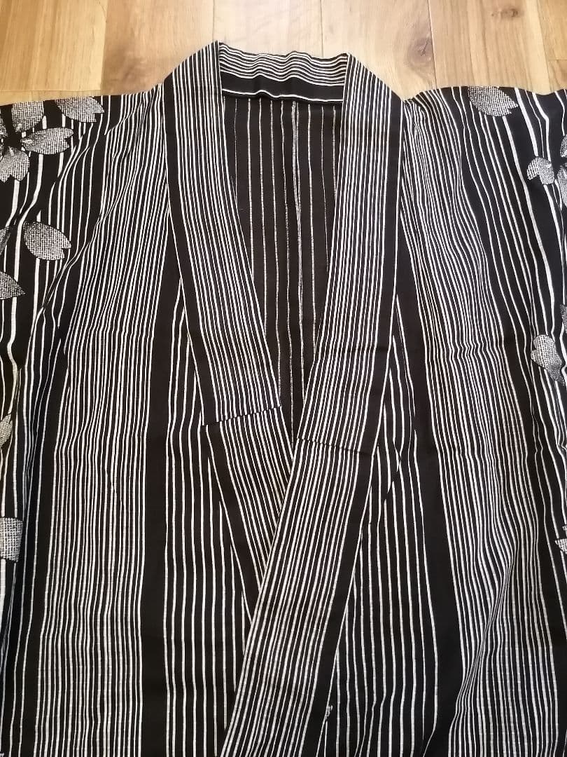 浴衣単品　JKコシノジュンコ　ブラック系　日本製