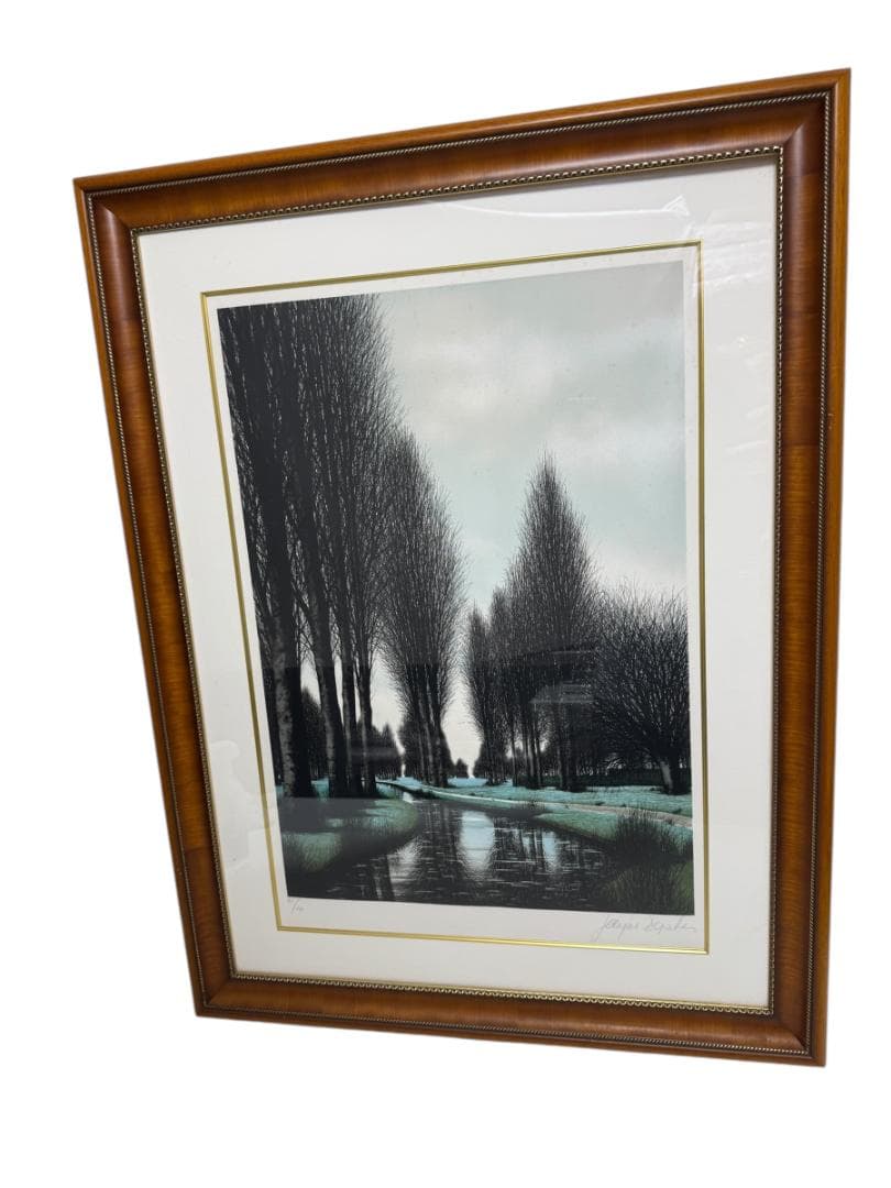 ジャック ・ デペルト 直筆サイン「 ポプラの並木 」 - メルカリ