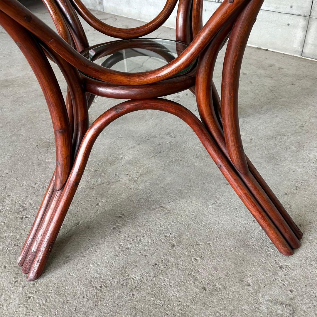 ビンテージ 八角形サイドテーブル フラワースタンド 花台 剥離