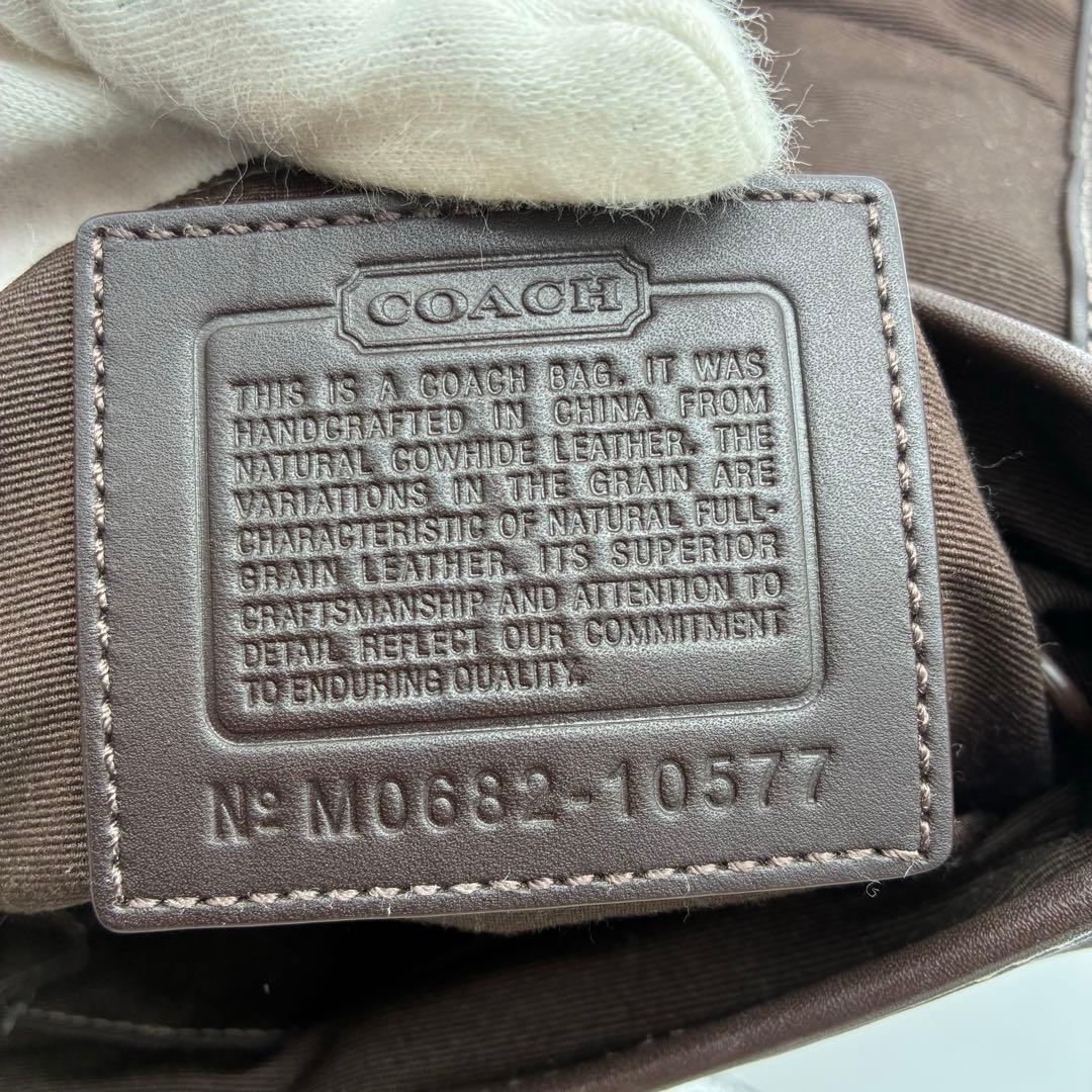 極美品 Coach Soho Leather shoulderBag 10577