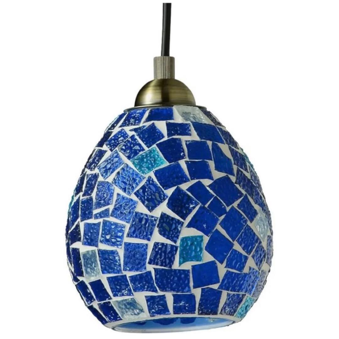 503 ペンダントライト ステンドグラス レトロ 北欧 アンティーク LED