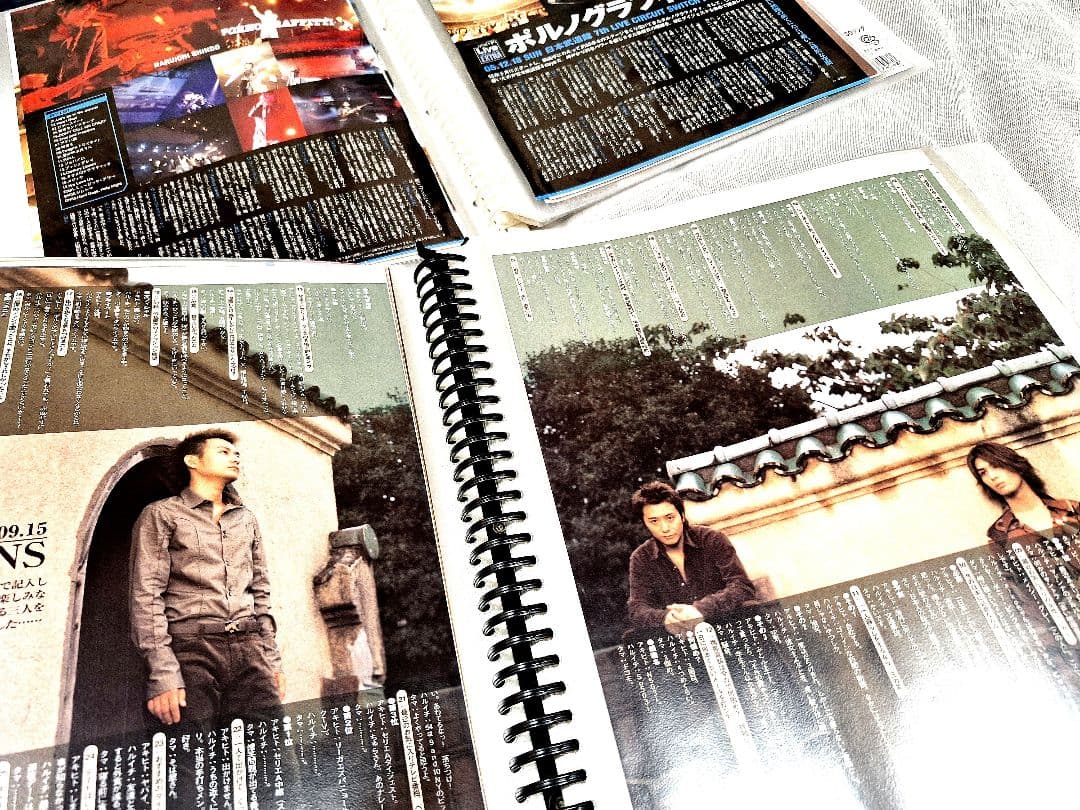 入手困難⭐ポルノグラフィティ切り抜き雑誌セット 1999年～一式 掘り出し物有