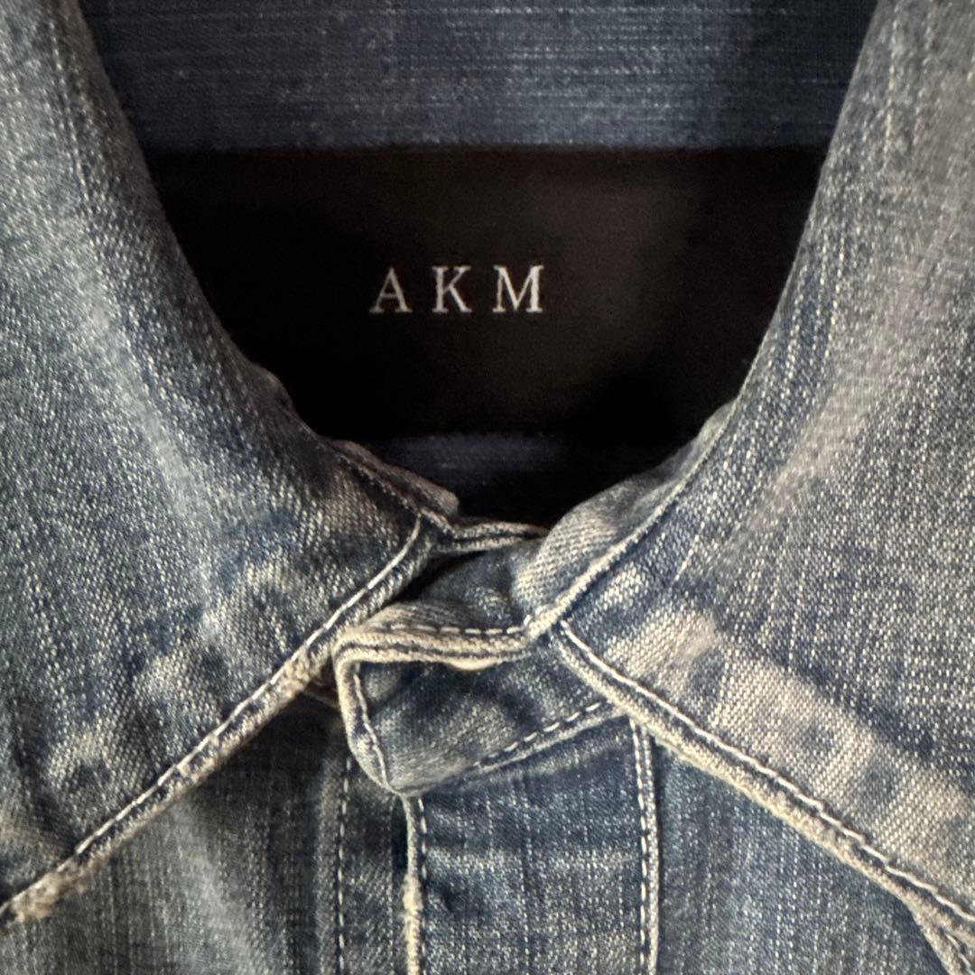 B'z 稲葉浩志さん着用 AKM パッチワーク デニムシャツ B'zファンならわかる