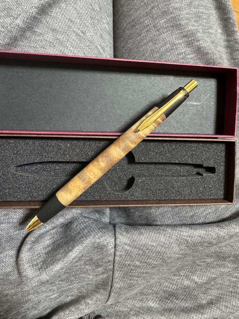 ボナンペン　マーブルウッド　シャープペンシル　　真鍮タイプ