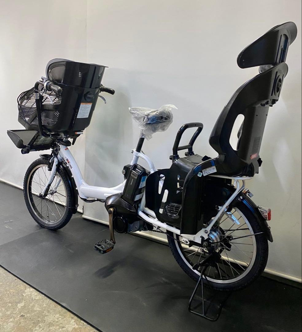 1年保証 送料無料　ヤマハ　パスキッス　20インチ　白色　電動アシスト自転車