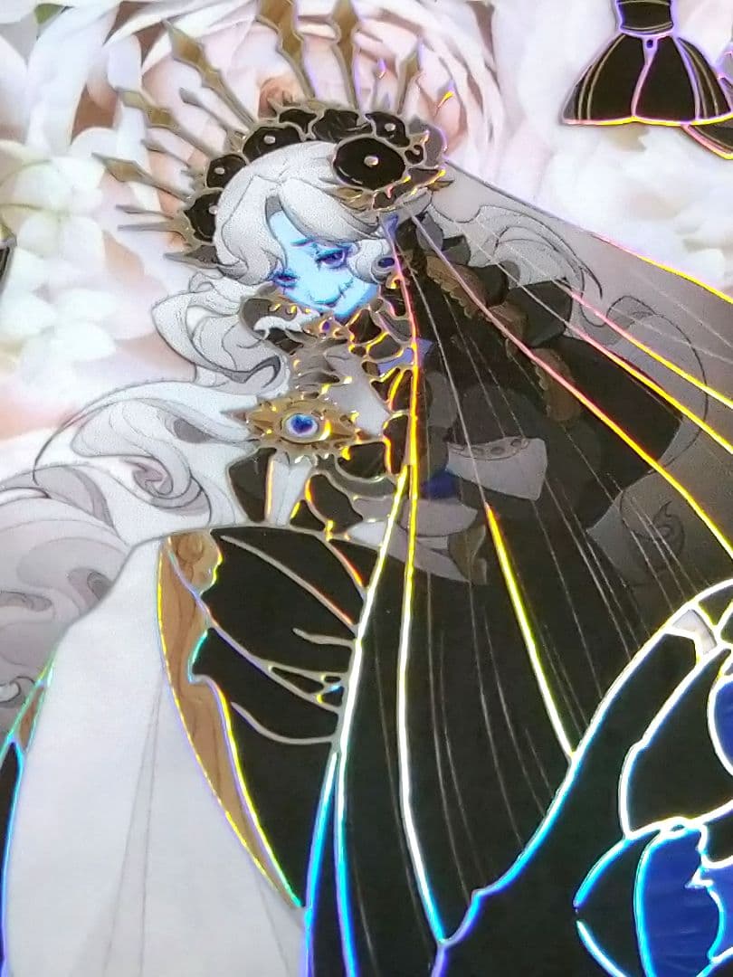 J428＃鬼新娘·葬(镭射银)李富贵切り売り海外人物マステ