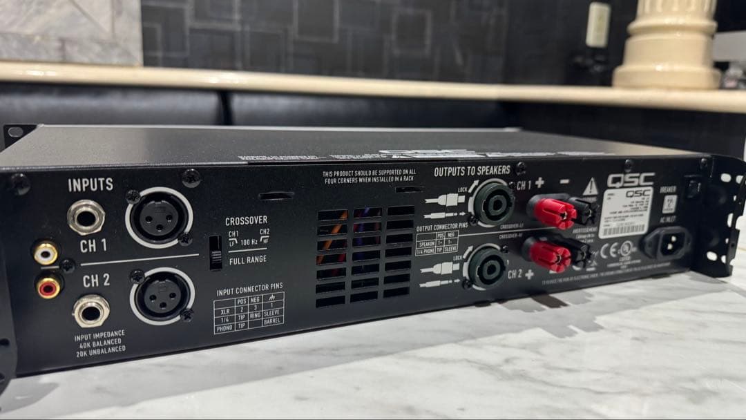 動作確認済】QSC GX5 パワーアンプ｜PA・店舗音響