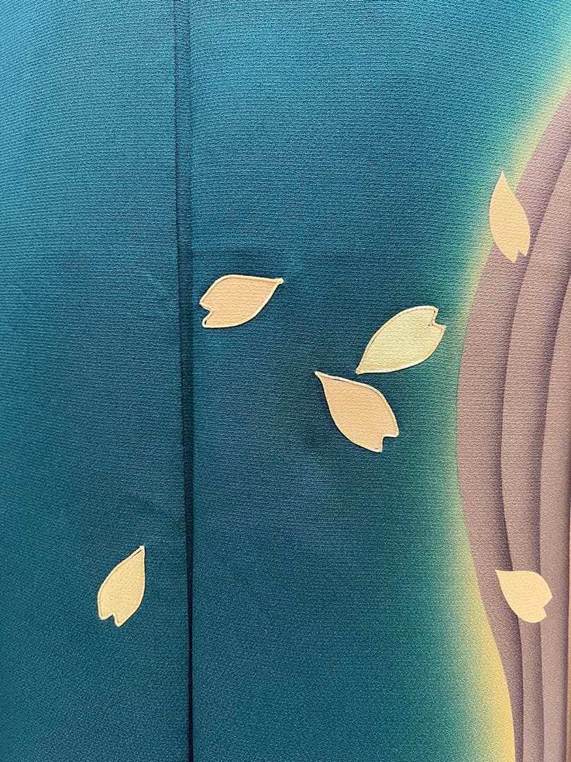 振り袖 フルセット 別誂長襦袢 金彩加工 刺繍入り 両面全通袋帯 個性的