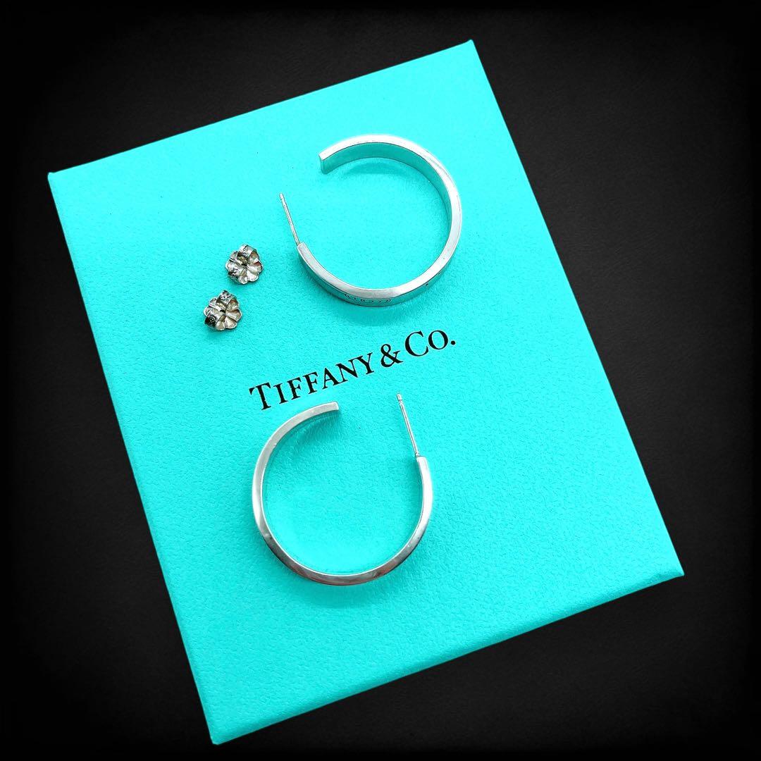 ティファニー ナロー フープ ピアス 1837 925 シルバー 1605