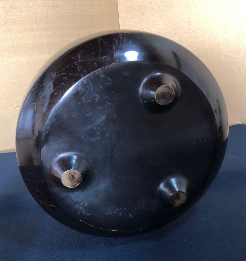 《レ》茶道具 唐銅風炉 秋元宗幹 真塗小板付 共箱 251111う6