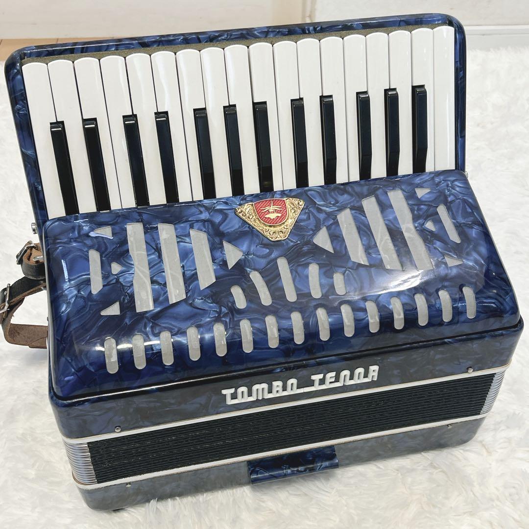 美品】TOMBO トンボアコーディオン No.302 ブルー 希少 - メルカリ