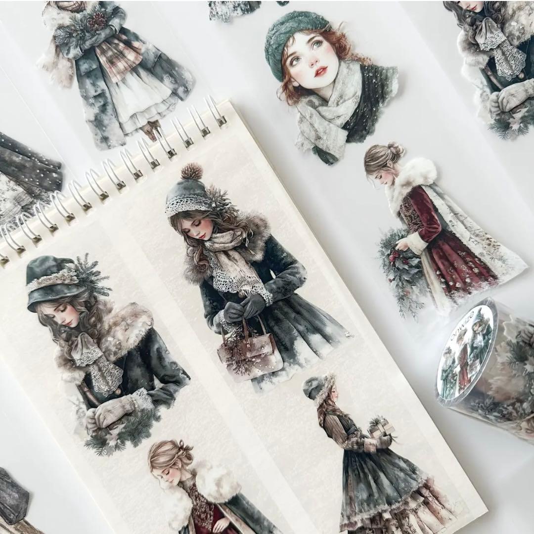 ✩のこり2✩J217＃Alice(虹光)巫女sama切り売り海外人物マステ女の子