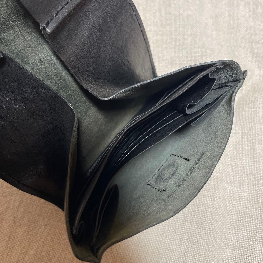 ワサビクラフト ハーフウォレット ブラック