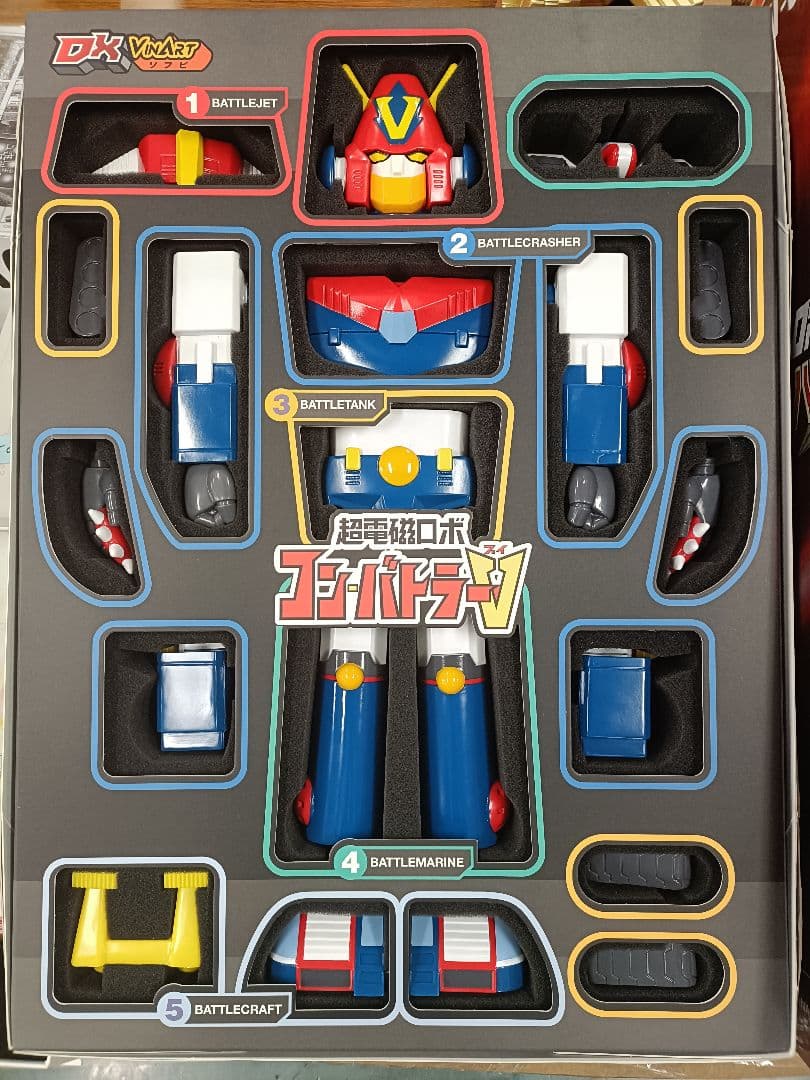 メディコム DX VINART ソフビ 超電磁ロボ コンバトラーV メディコムトイDX VINART ソフビ PLAY 超電磁ロボ コンバトラーV