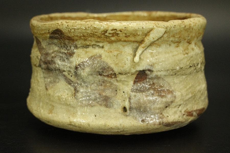 茶道具 古志野 茶碗 古美術(A808)