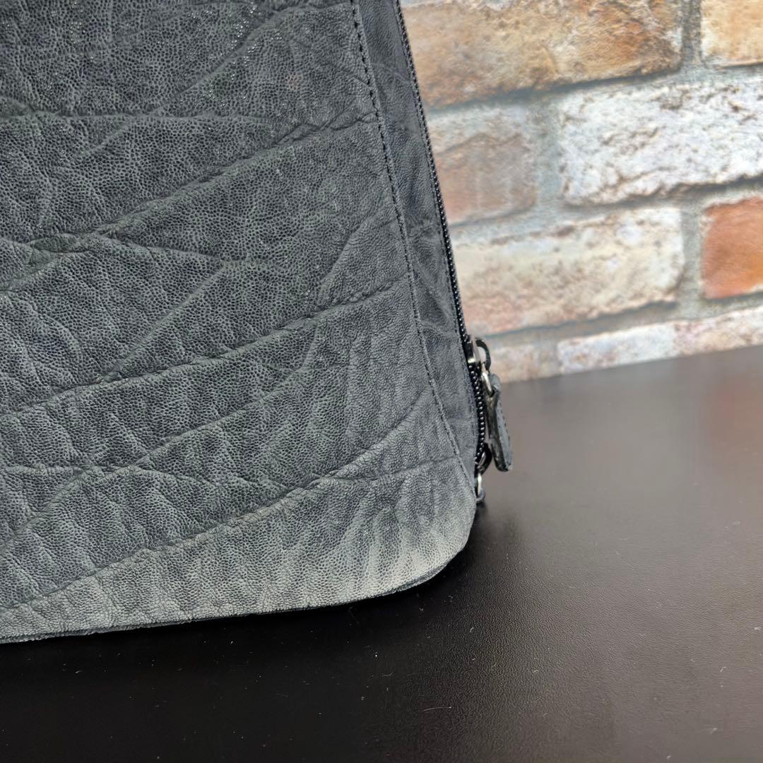 未使用級✨JRA 正規品　エレファントレザー　ビジネスバッグ　黒　A4収納可能