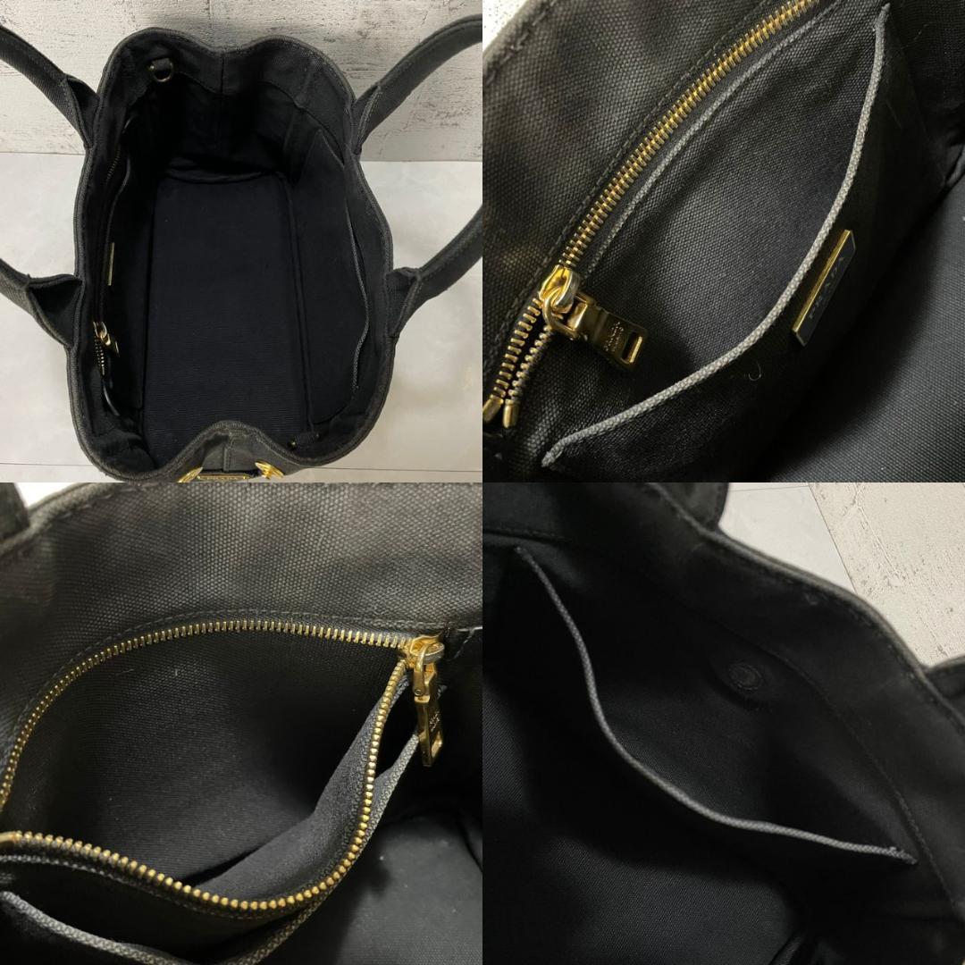 PRADA カナパ プラダ 2way ショルダーバッグ 1BG439 S 黒