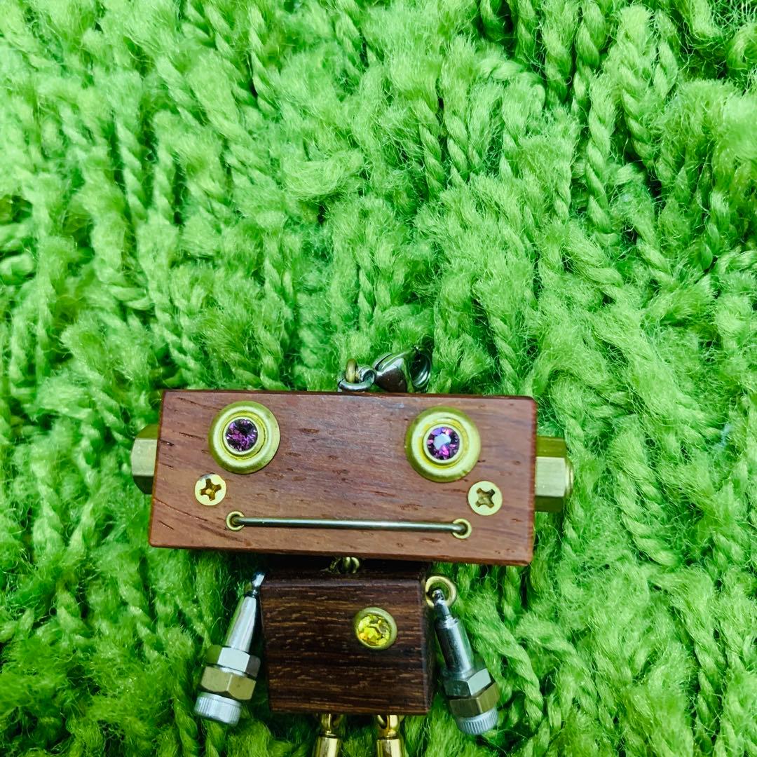 MASSANOVA ART　マサノヴァアート　ロボット　キーホルダー　木製