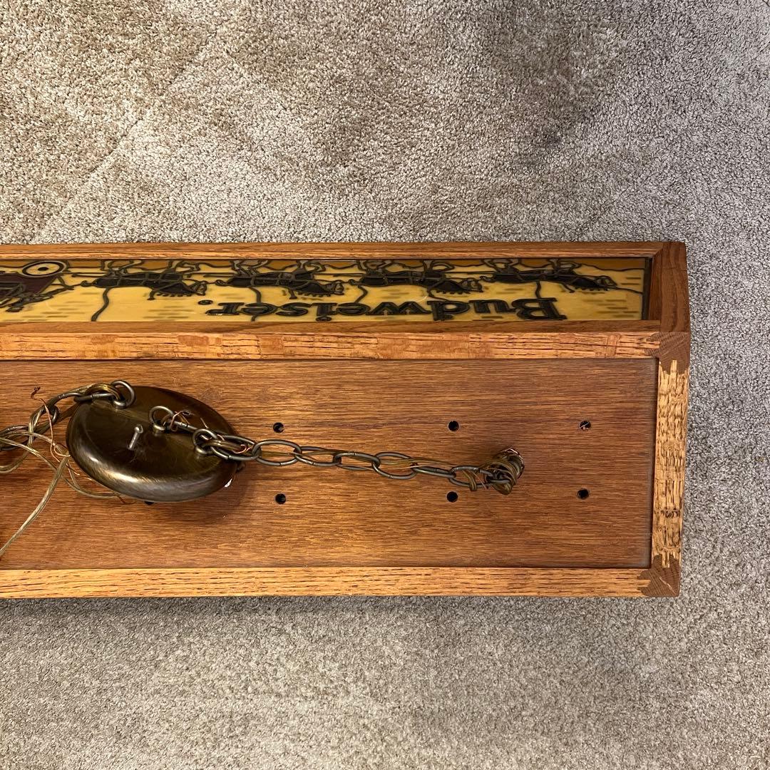 Budweiser プールバーライト ヴィンテージ ✨激レア✨馬車✨状態良好