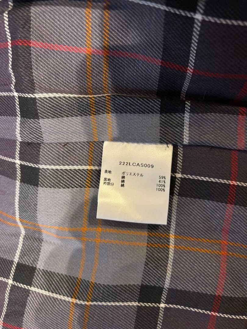 バブアー　ナイロンジャケット チェック柄