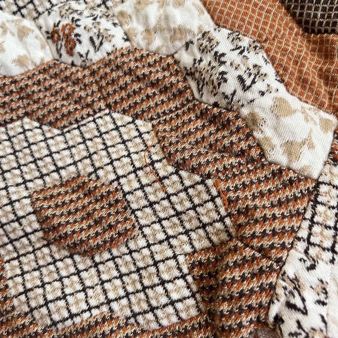 fish&kids パッチワークトレーナー