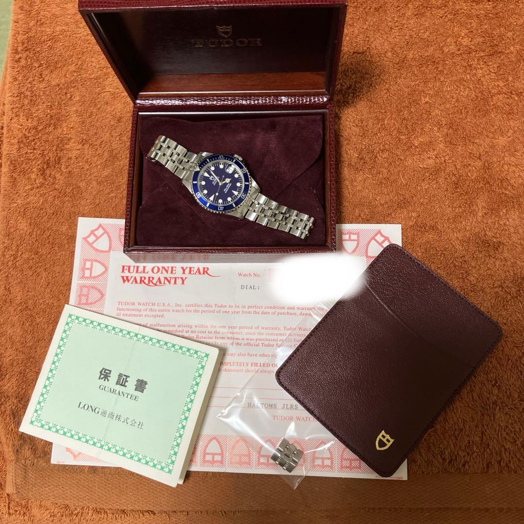 チュードル TUDOR サブマリーナ デイト 75190 箱 保証書 自動巻き
