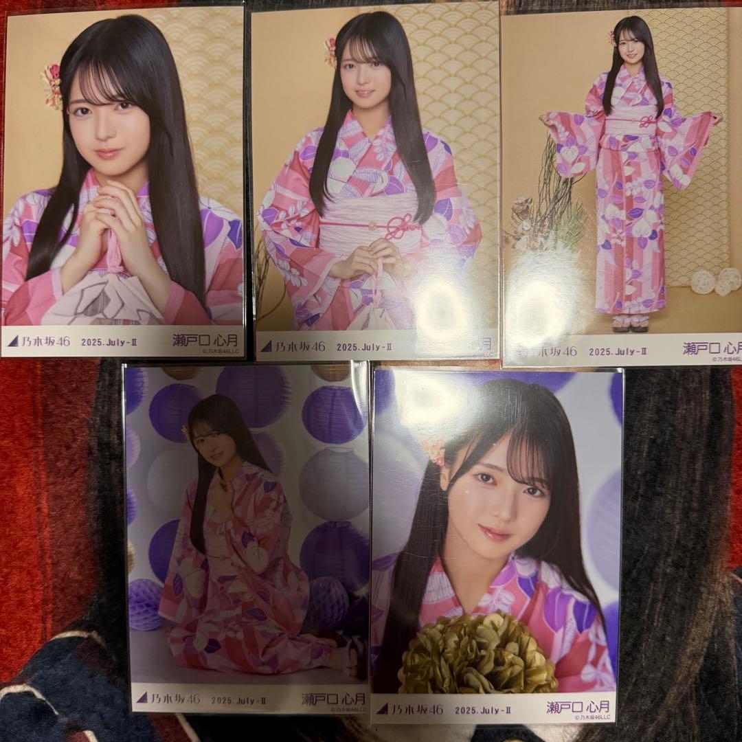 乃木坂46 瀬戸口心月 浴衣 5種コンプ 座りヨリ