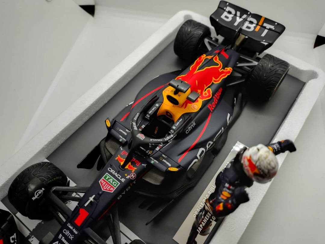 1/18　ミニチャンプス　レッドブル　RB-18 2022