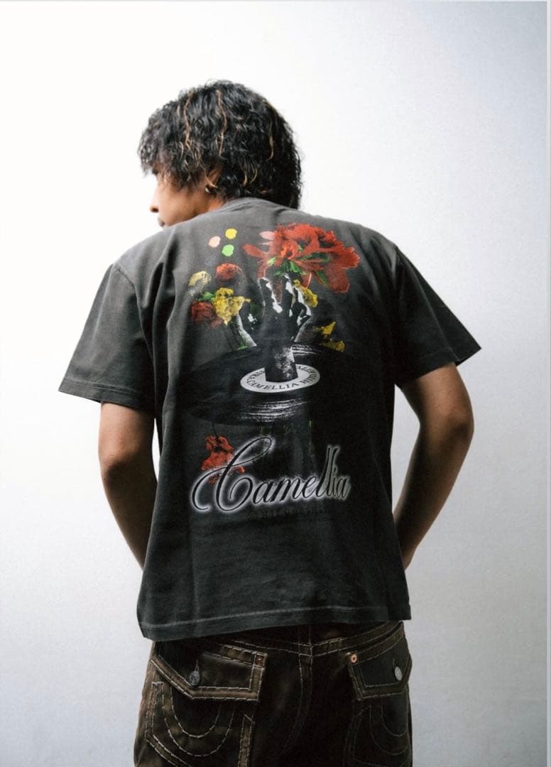 唾奇 武道館 物販Camellia TAO TEE 黒 ブラック tシャツS - メルカリ