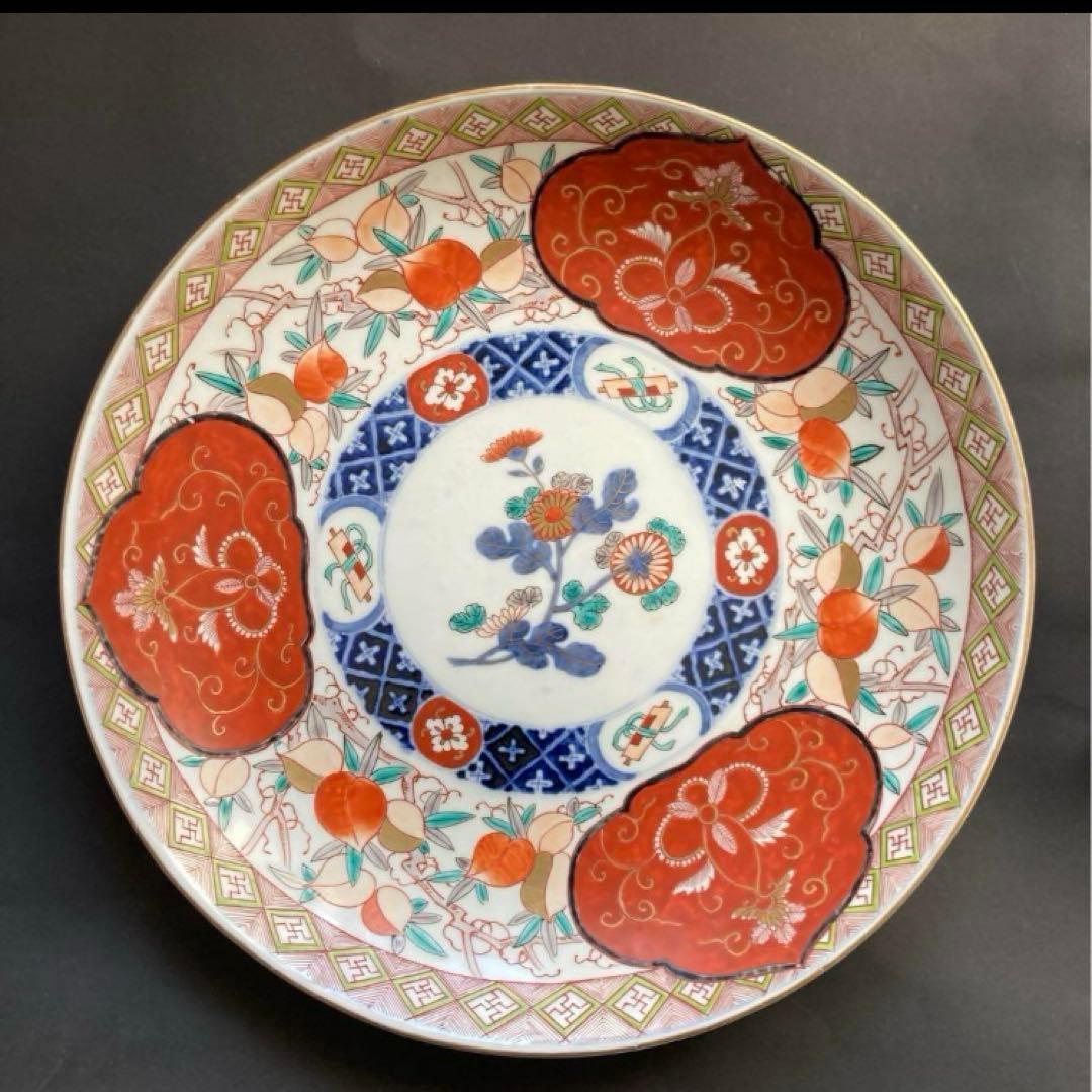 大皿 飾り皿 伊万里焼 大明萬歴年製 - WWW.STARCARSHQ.COM