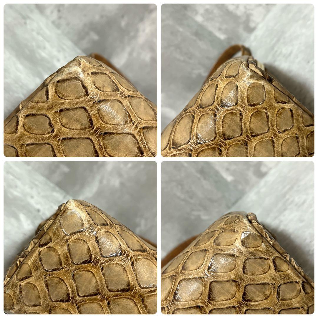 ✨希少✨穿山甲(センザンコウ) ハンドバッグ エキゾチックレザー 高級革 和装
