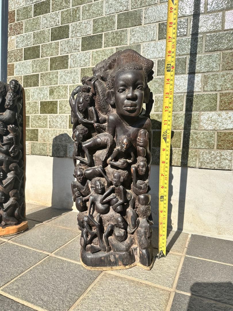 マコンデ アフリカンアート 木製彫刻 約50cm