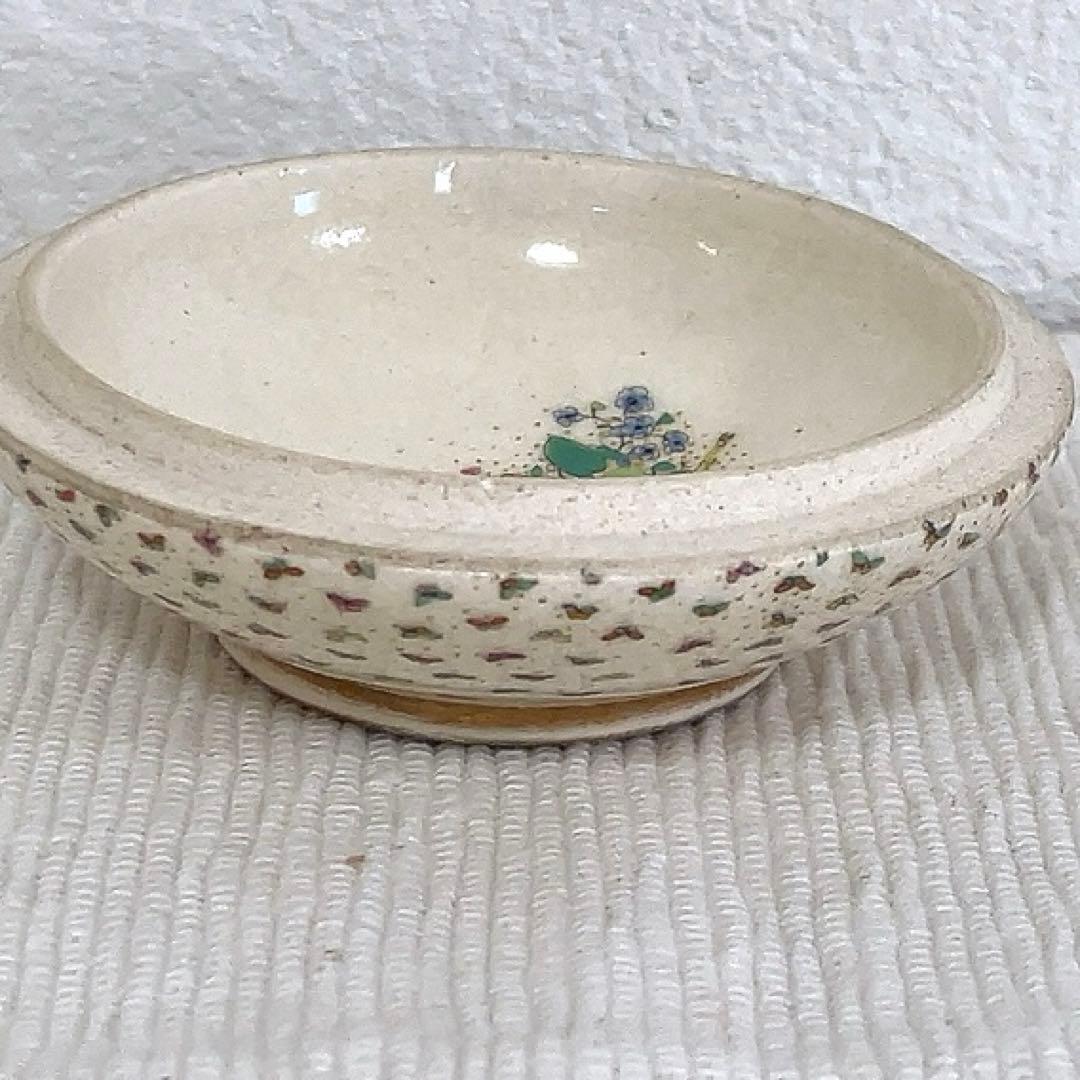 薩摩焼 白薩摩 香合 百蝶絵丸形 骨董 アンティーク 茶道具 インテリア