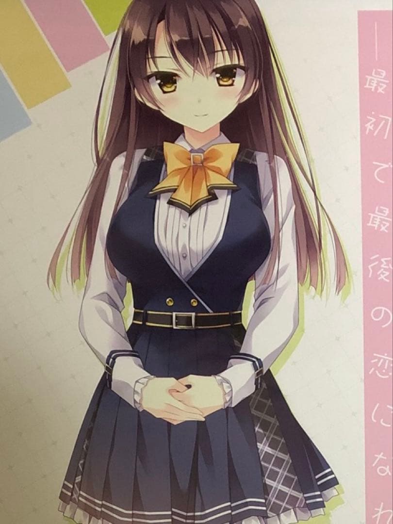 非売品】恋する気持ちのかさねかた 鏑木由希江 B2半裁サイズ ポスター