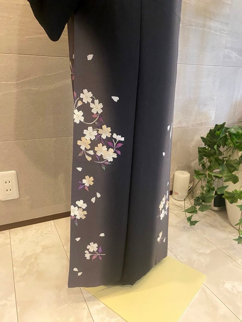 訪問着 月花桜模様 未使用 袋帯セット - メルカリ