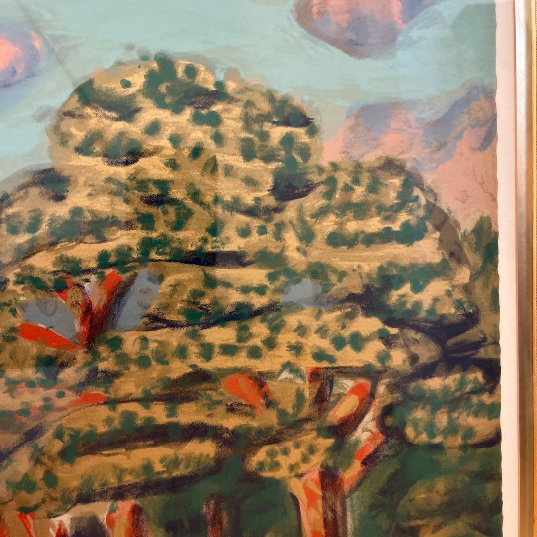 木版画 梅原龍三郎 富士山 エデションナンバー55/195 - メルカリ