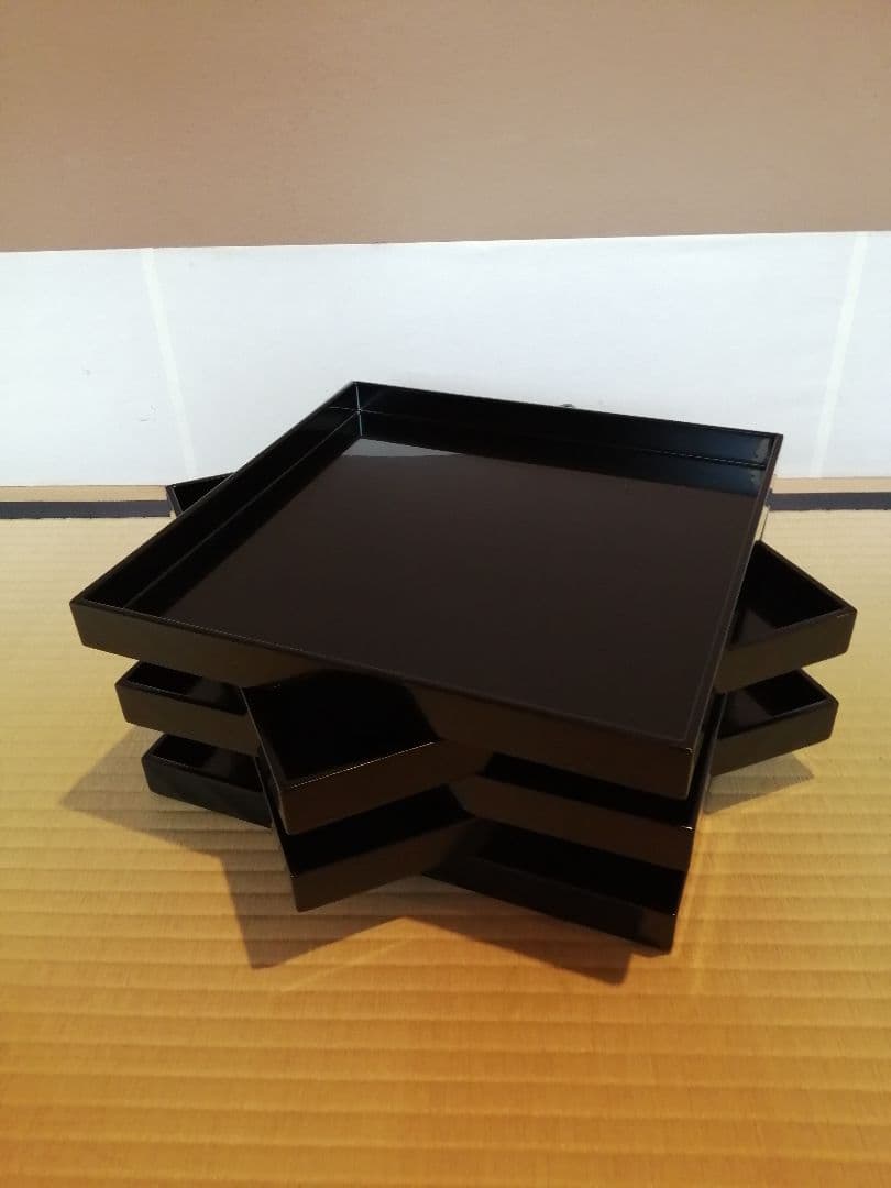 【茶事道具】山中塗茶懐石道具一揃　懐石380