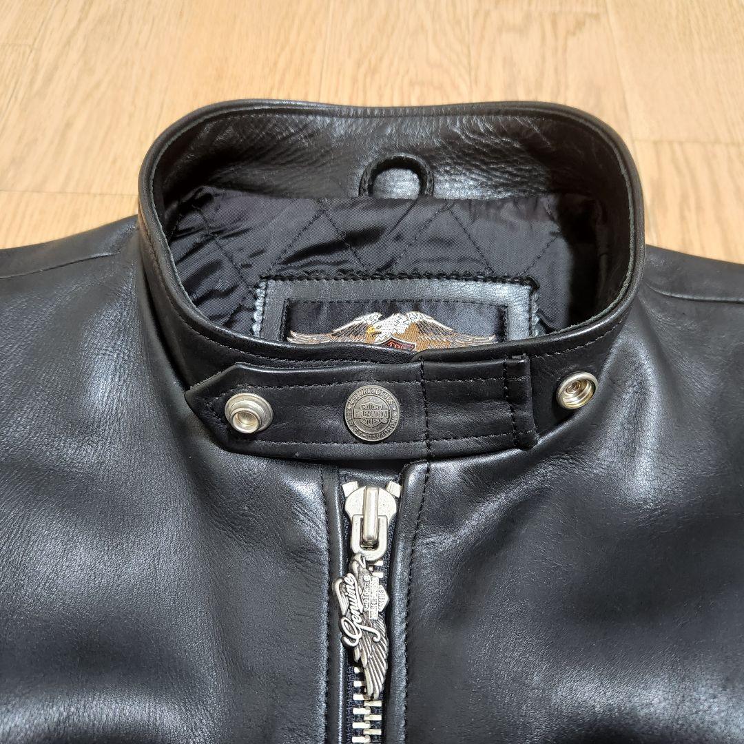 Harley-Davidson シングルライダースジャケット L ブラック Harley