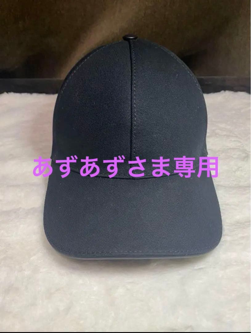 美品】GUCCI ベースボールキャップ ロゴ付きMサイズ