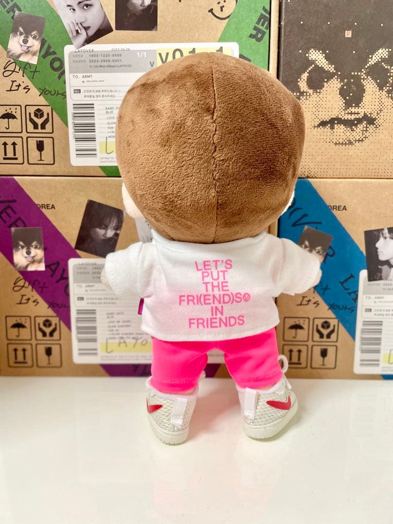 BTS テテ FRI(END)S Tシャツ ぬいぐるみ服 熱転写 シート