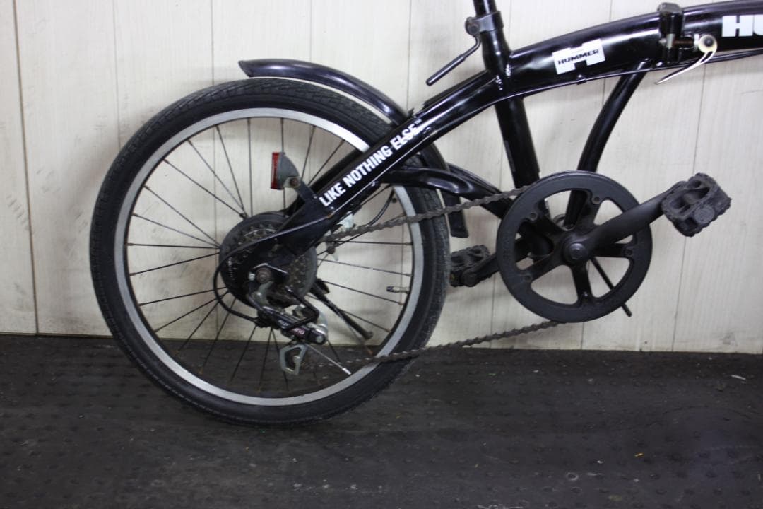 HUMMER 20インチ シマノ６速 BLACK 折り畳み自転車