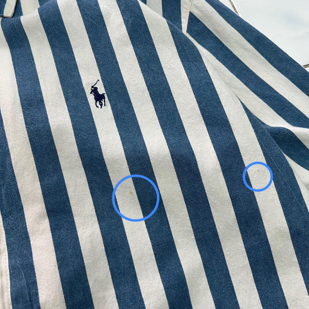 90s S スイングトップ チンスト ラルフ 縦ストライプ シンガポール製