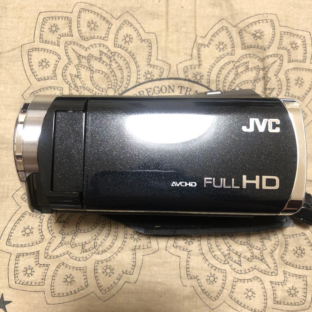 ほぼ新品 JVC Everio GZ-HM33 ブラック ケース付 ビデオカメラ