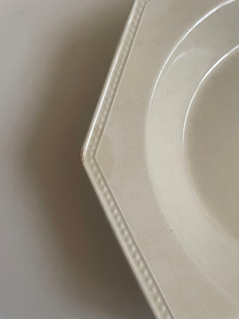 フランスアンティークプレート 食器 皿 モントローオクトゴナル